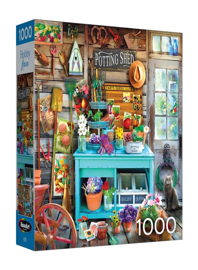 Roseart - Hobby Haven - The Potting Shed - 1000 Piece Jigsaw Puzzle for Adults - Image 2